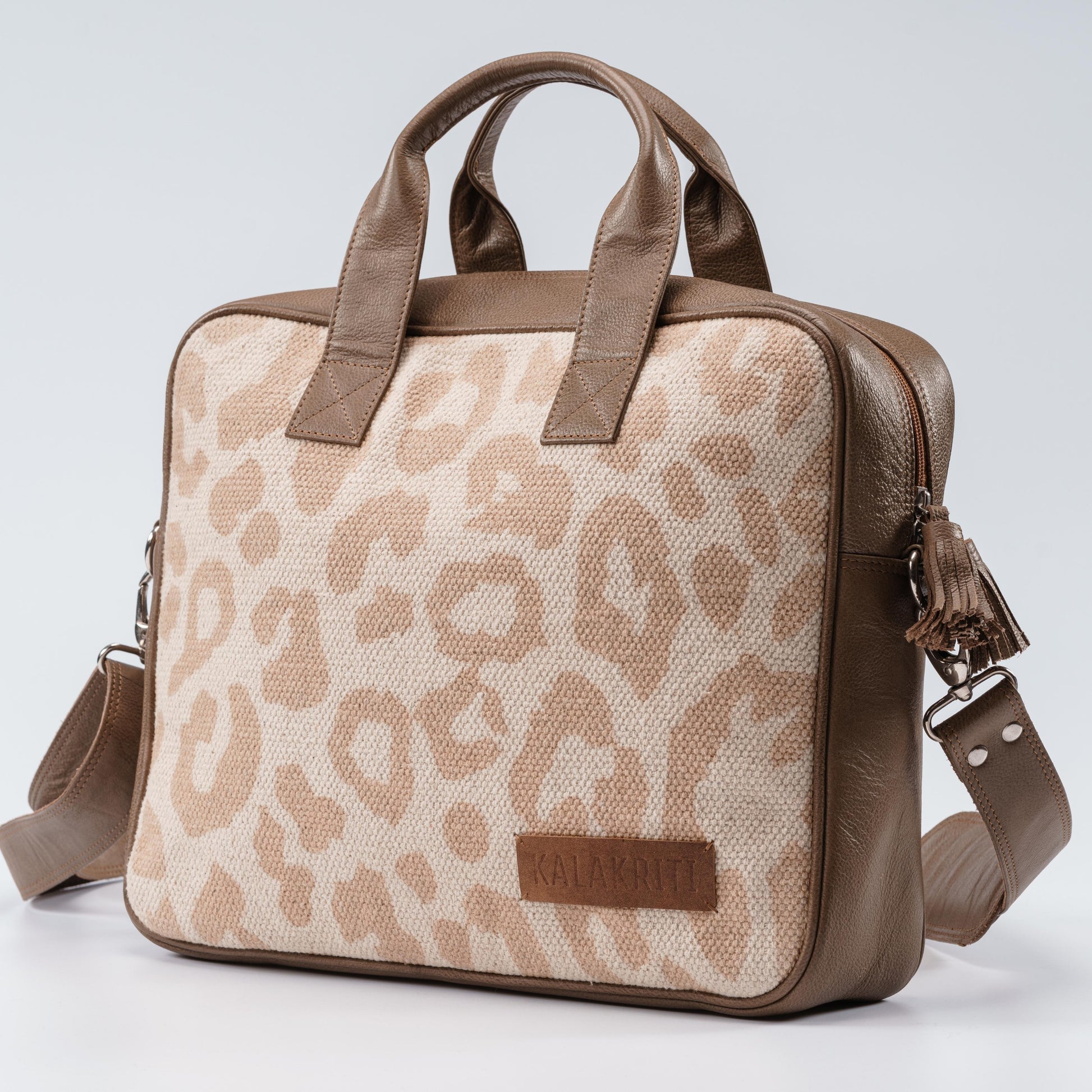 Canvas Leather Laptop Bag