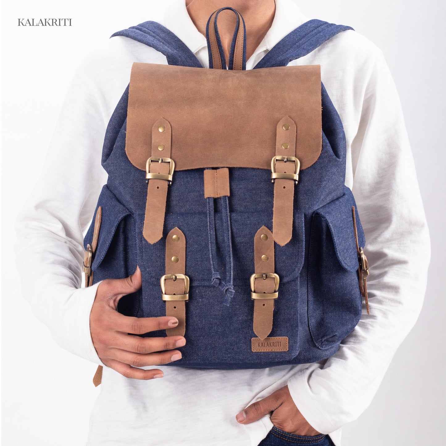 The Denim Backpack