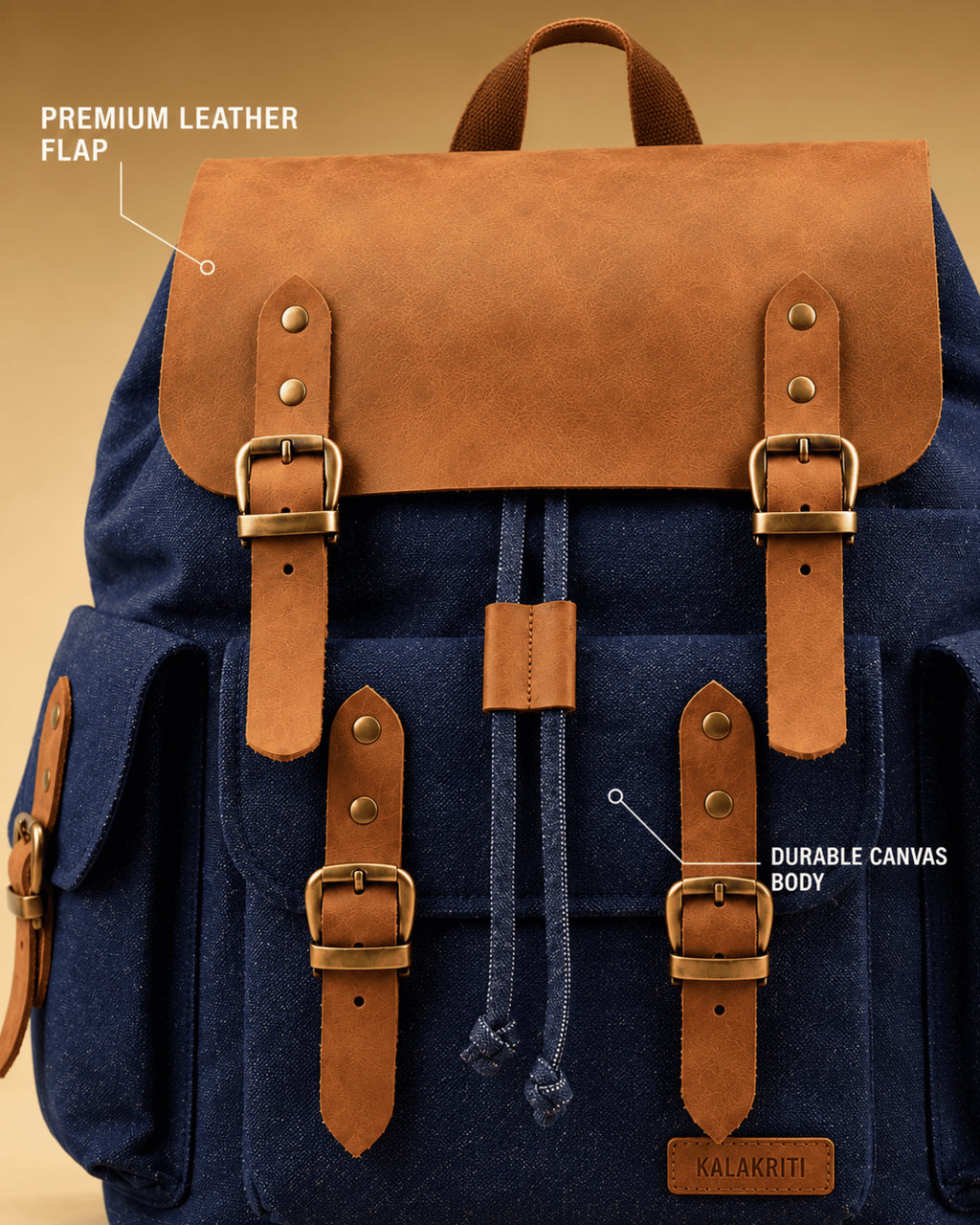 The Denim Backpack.