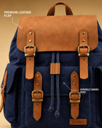 The Denim Backpack.