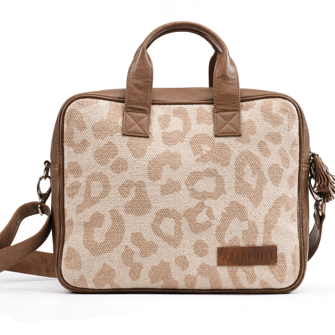 Canvas Leather Laptop Bag