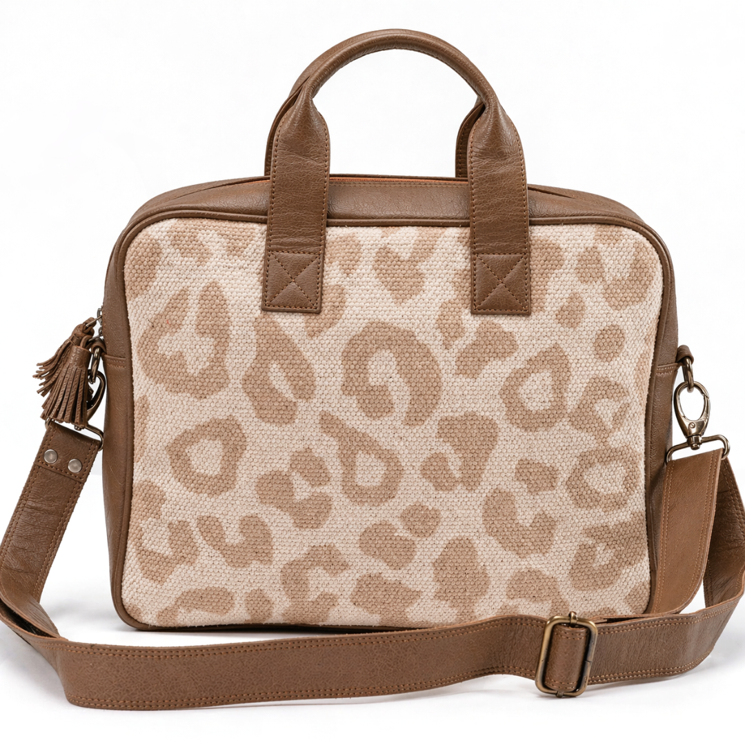 Canvas Leather Laptop Bag