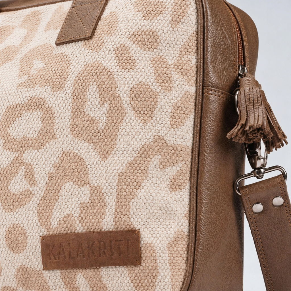 Canvas Leather Laptop Bag