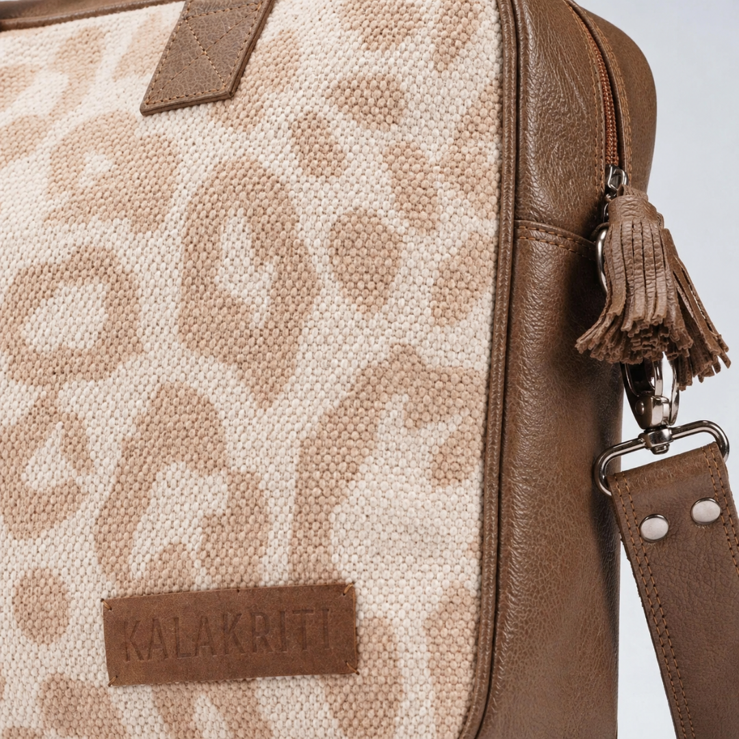 Canvas Leather Laptop Bag