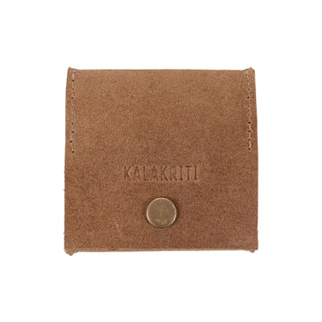 Square Leather Pouch
