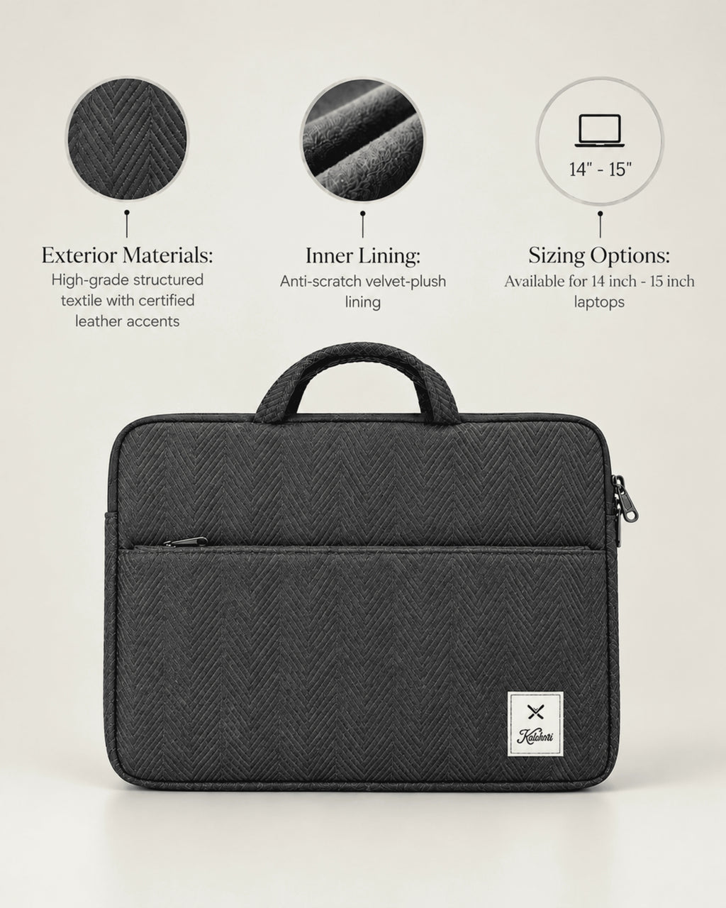 Indrajaal Laptop Sleeve.