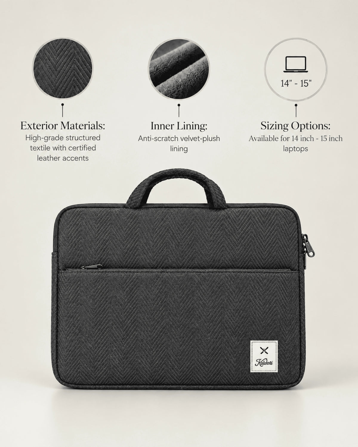 Indrajaal Laptop Sleeve.
