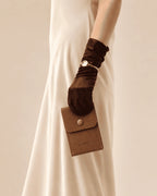 Leather Accessory Pouch.