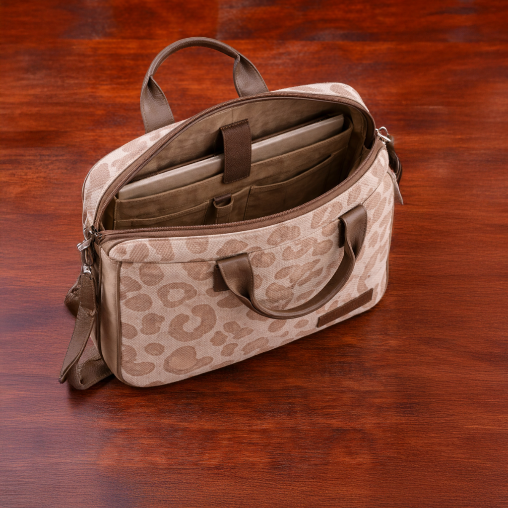 Canvas Leather Laptop Bag