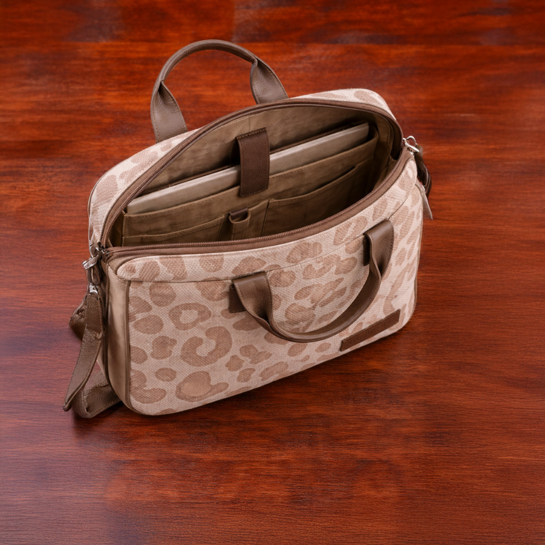 Canvas Leather Laptop Bag