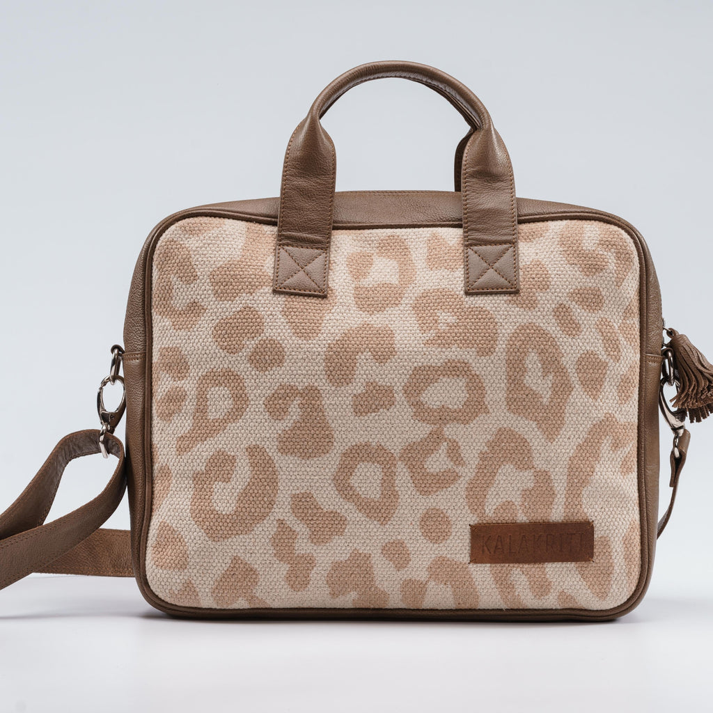 Canvas Leather Laptop Bag