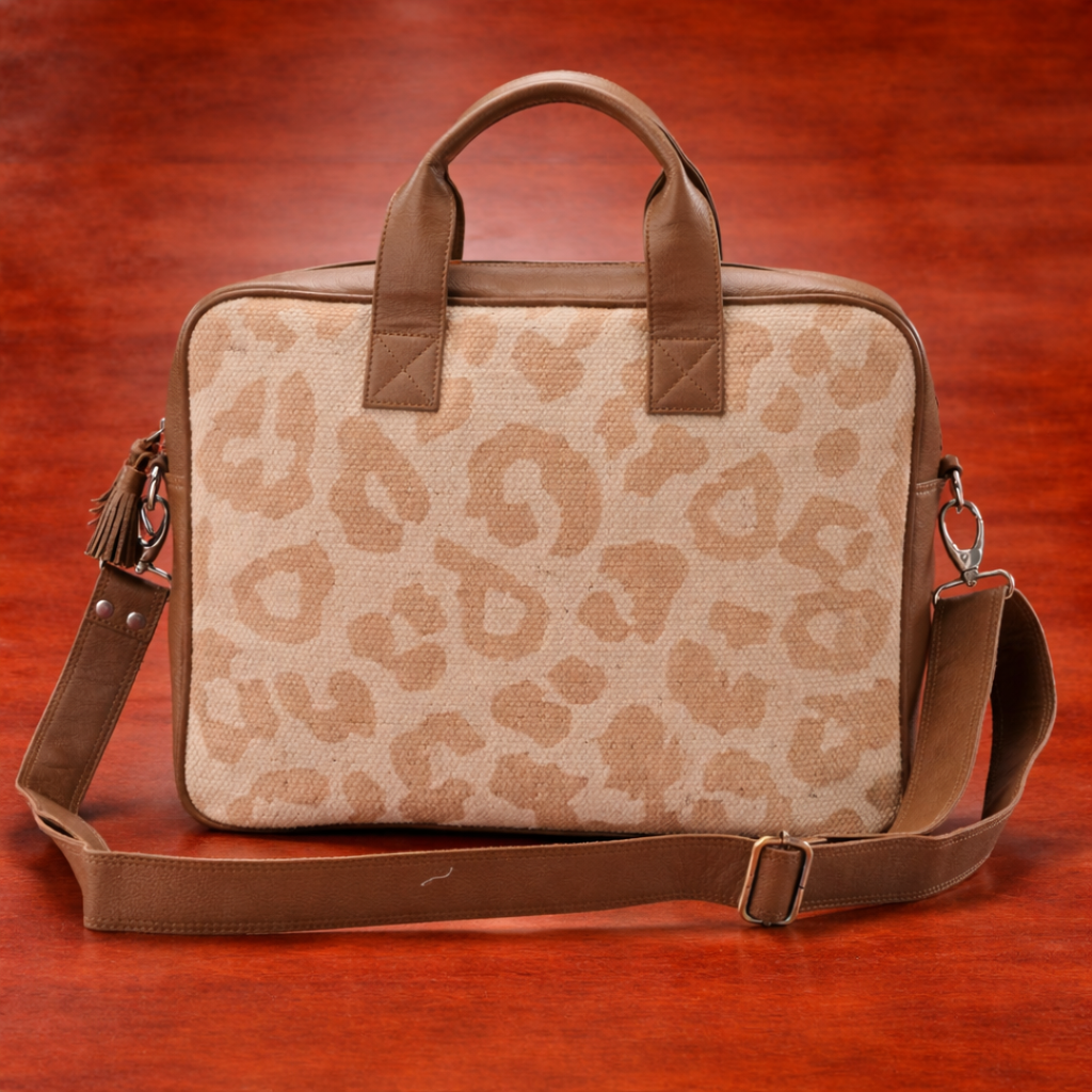 Canvas Leather Laptop Bag