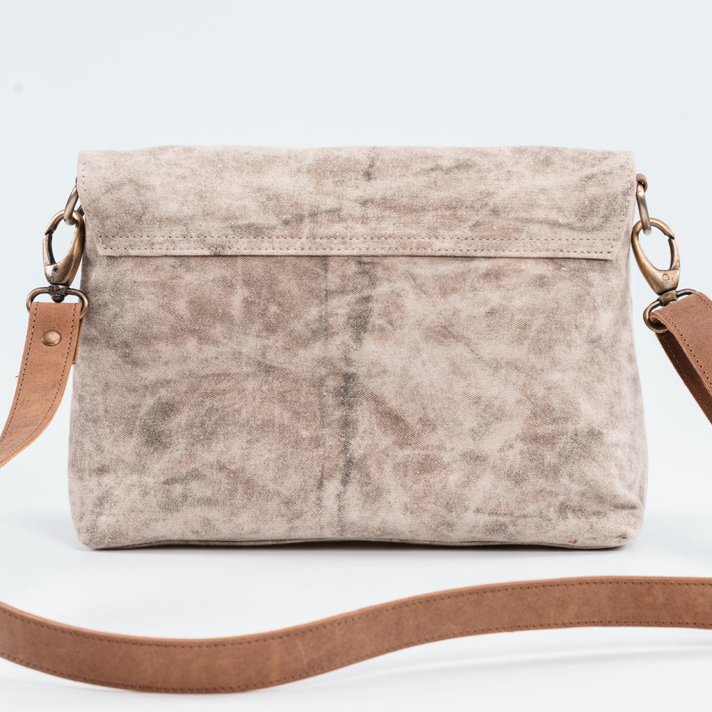 Dirty White Messenger Bag