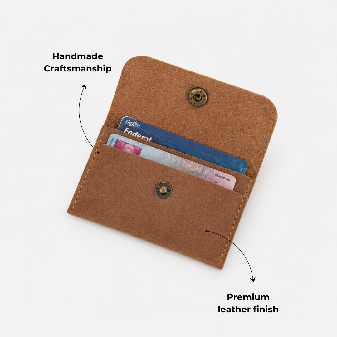 Leather Card Organizer