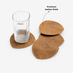 Leather Coaster Set