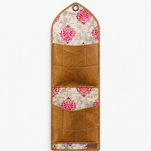 High Column Leather Hanging Closet