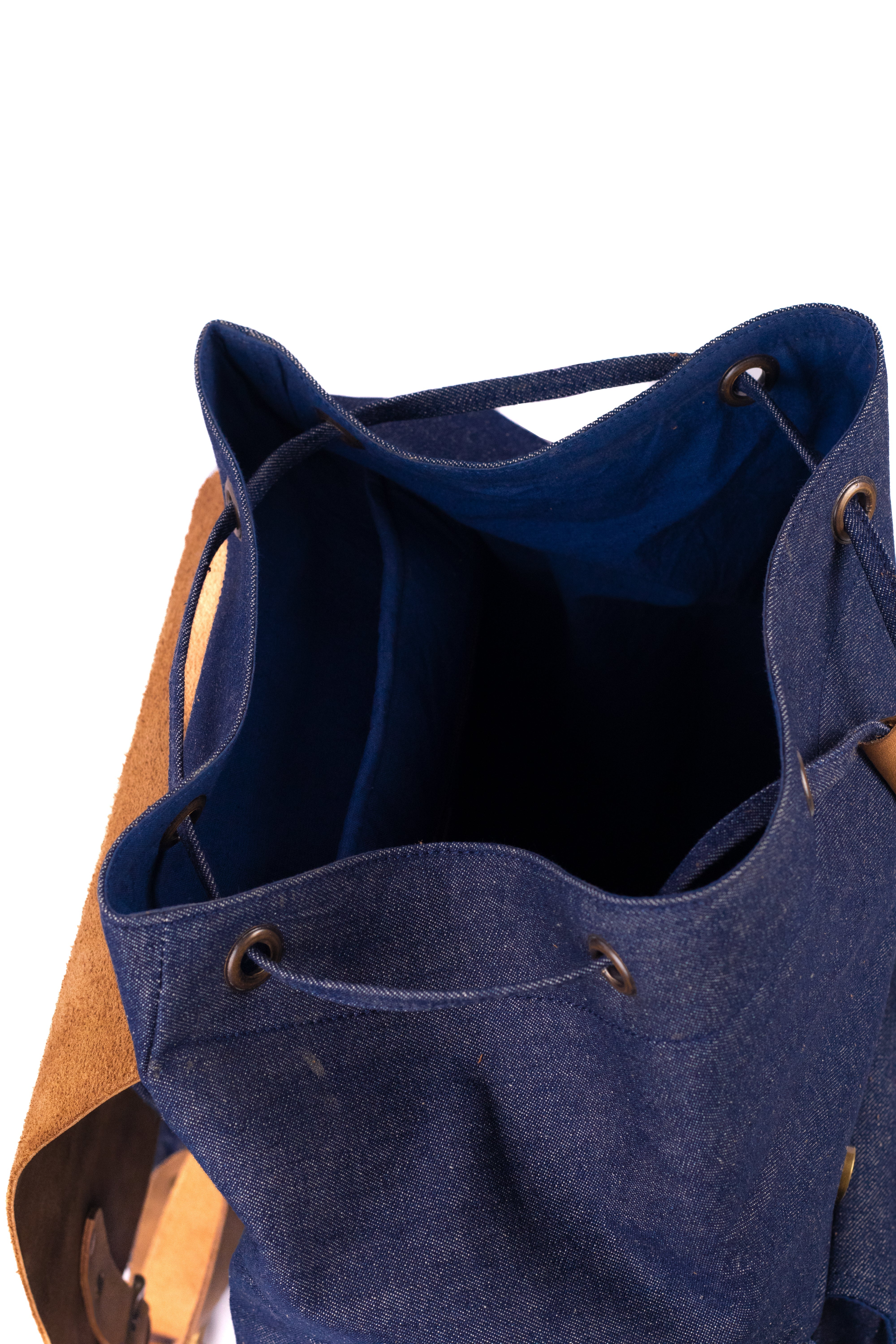 HUGYOURSKIN】Stardust Denim Backpack in Black Denim The