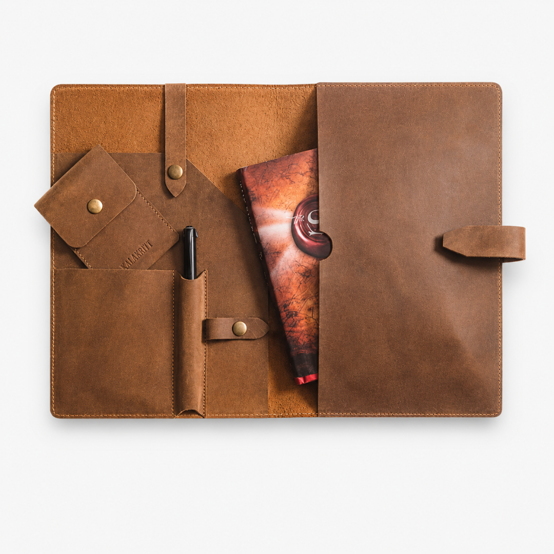 Leather Book Case