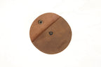 Round Leather Coin Bag