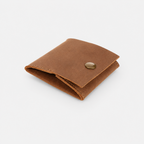 Square Leather Coin Bag