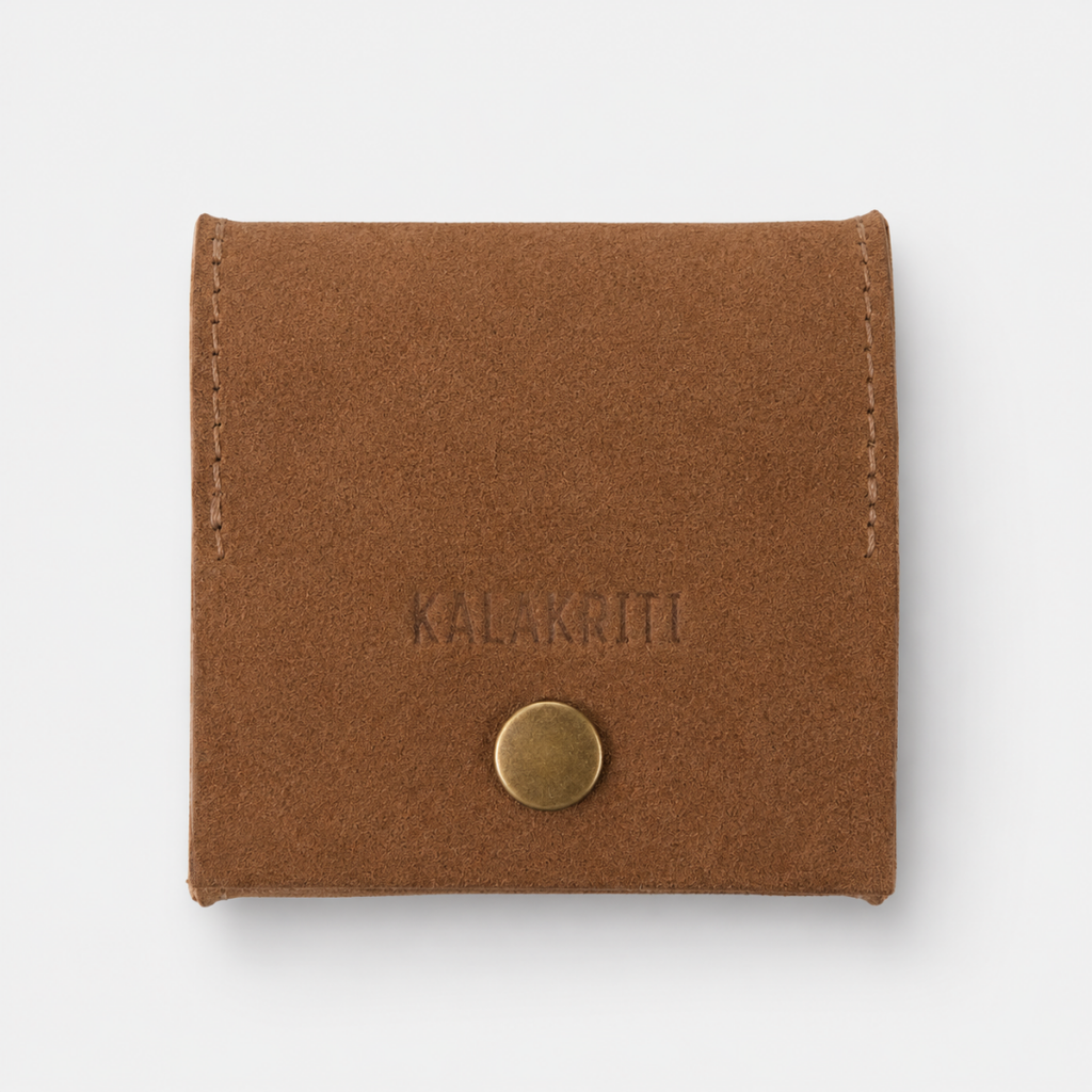 Square Leather Pouch