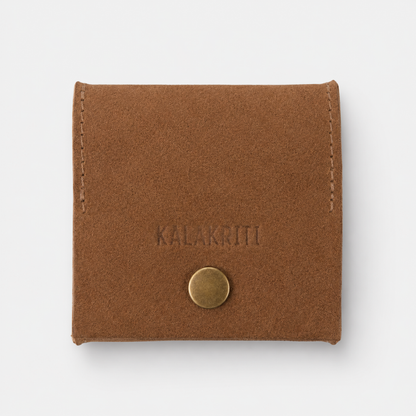 Square Leather Pouch