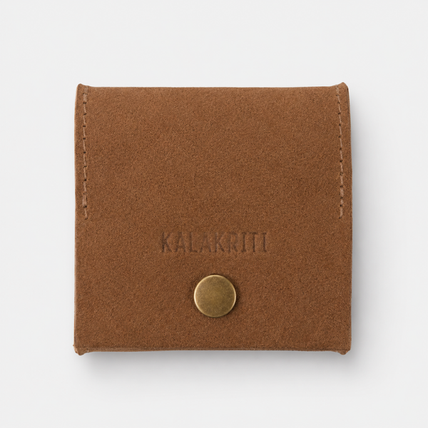 Square Leather Pouch