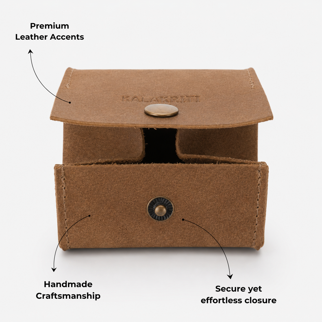 Square Leather Pouch