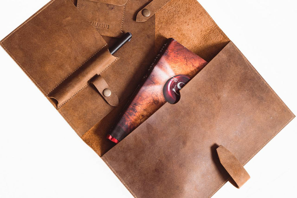 Leather Book Case