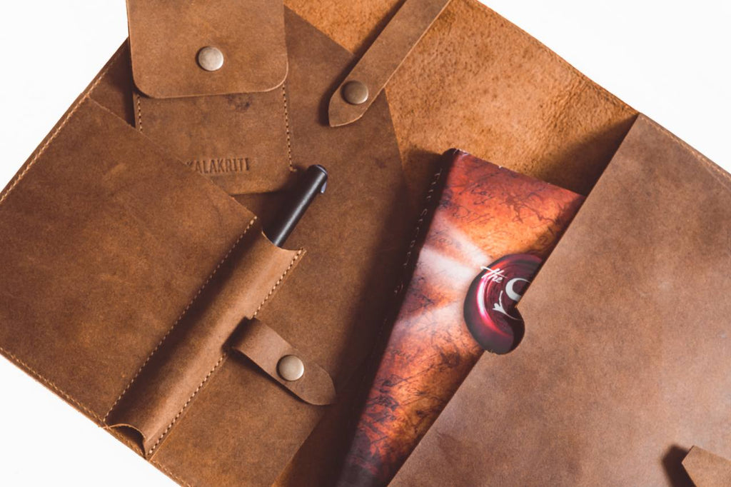 Leather Book Case