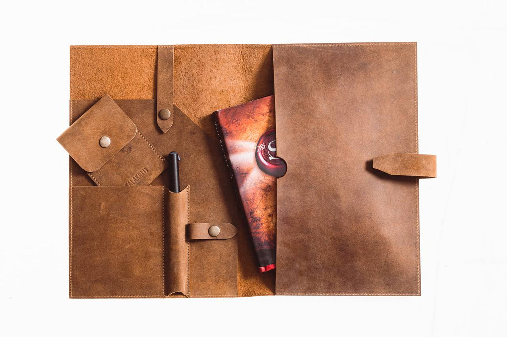 Leather Book Case